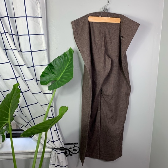 Prana Surta Brown Hemp Blend Drawstring Pants - Picture 5 of 7